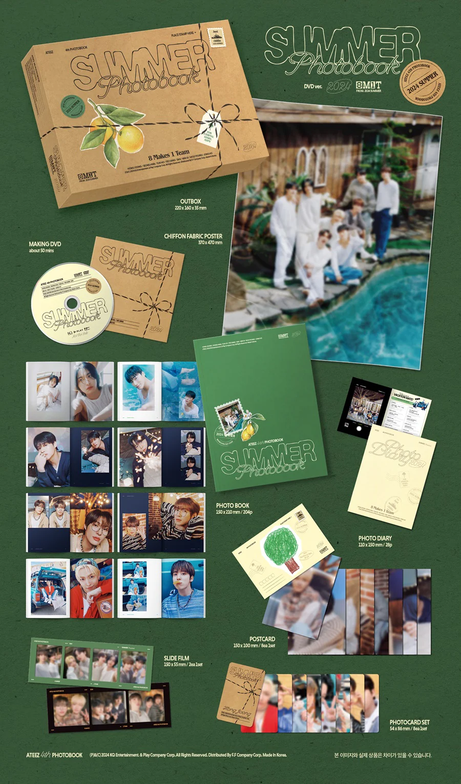 ATEEZ 2024 SUMMER PHOTOBOOK (DVD VERSION) - Image 3