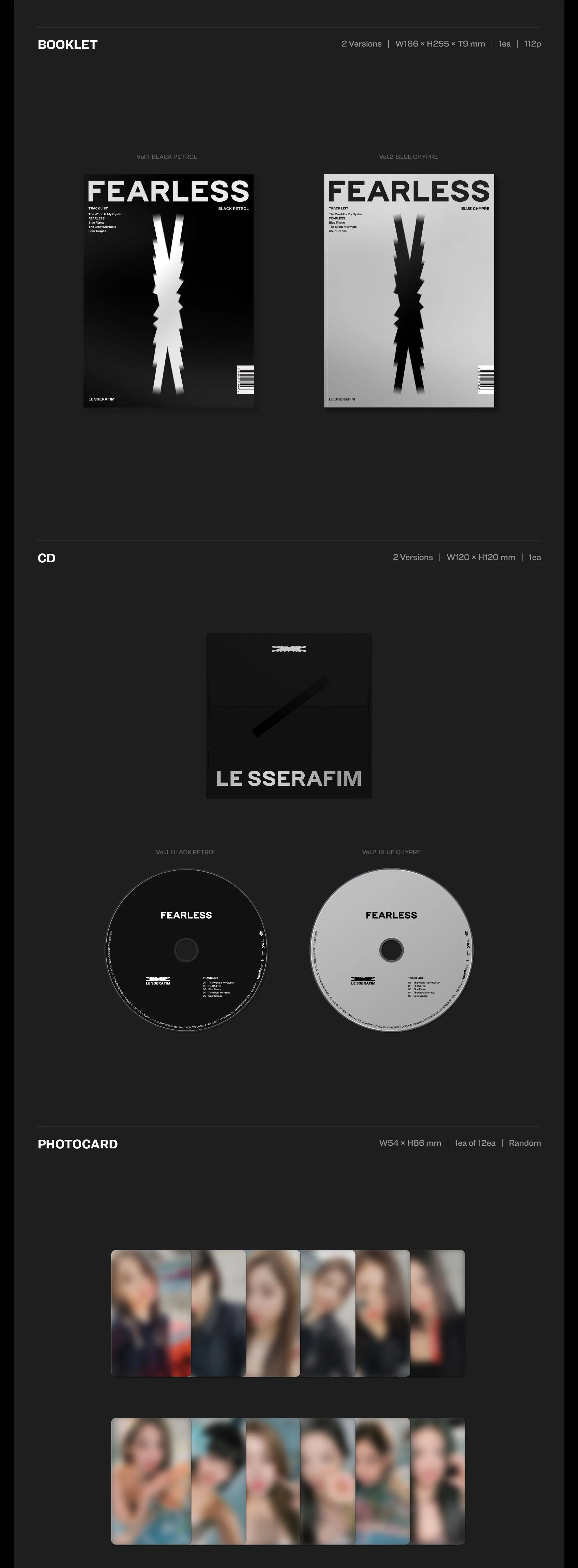 LE SSERAFIM - FEARLESS (1st Mini Album) - Image 3