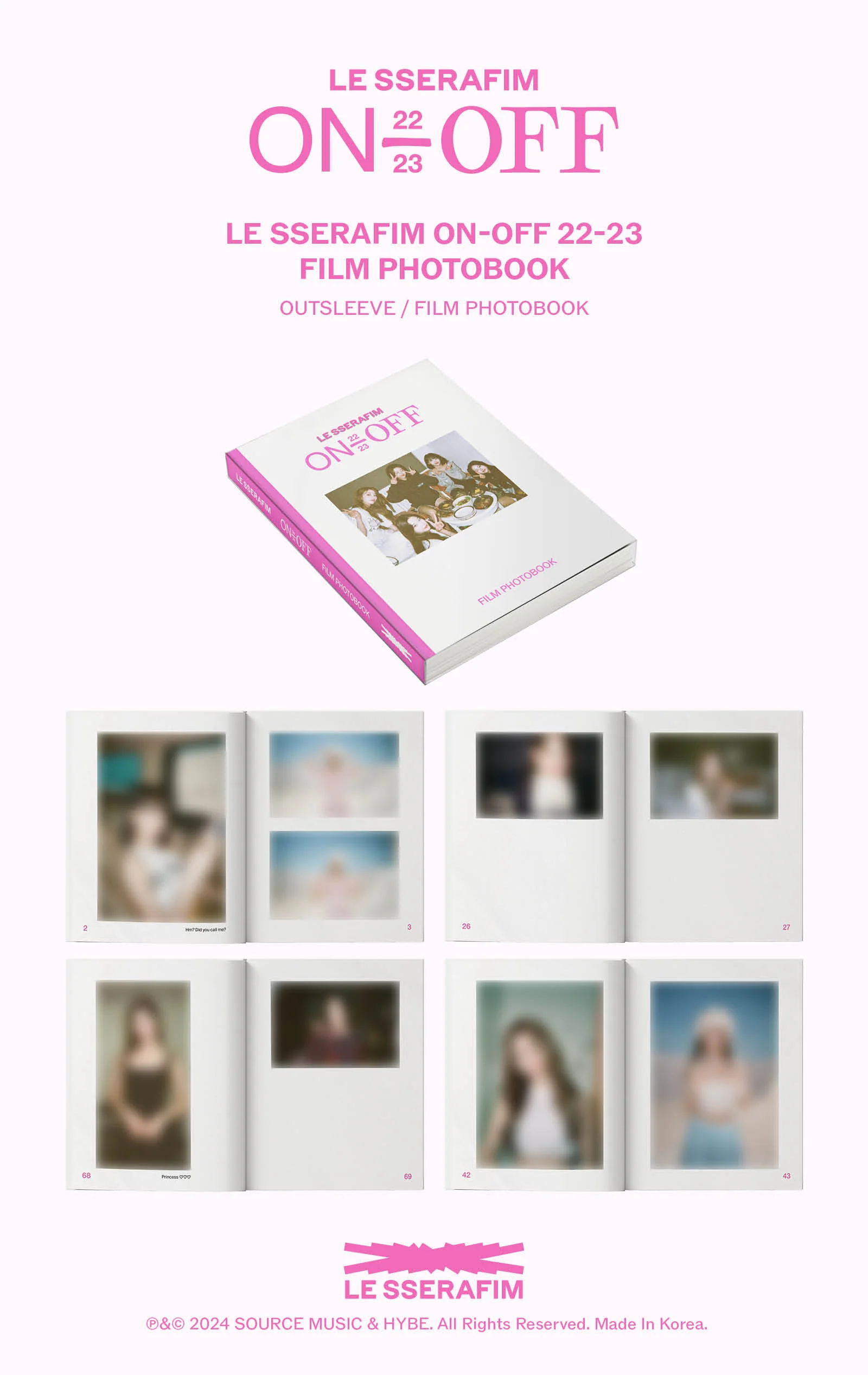 LE SSERAFIM - ON-OFF 22-23 (PHOTOBOOK) - Image 3